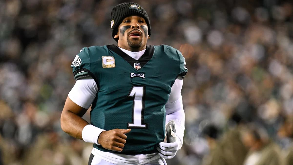 Jalen Hurts beim Tush Push der Philadelphia Eagles